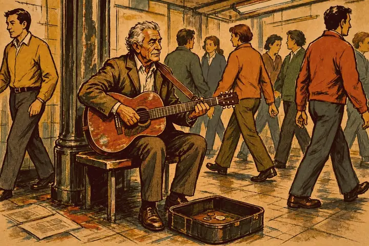 The Bass Genius Who Made the Street His Home