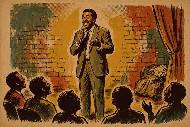 On his own at 13, later a comedy giant