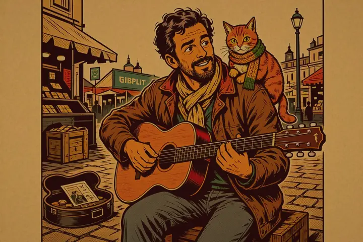 The Street Busker Whose Cat Became a Bestseller