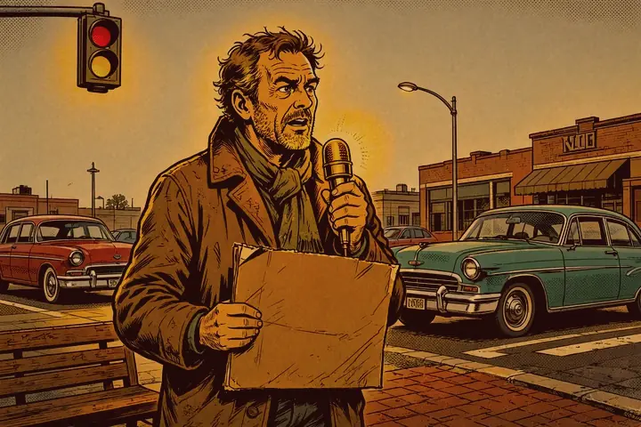 The roadside 'golden voice' back on the air
