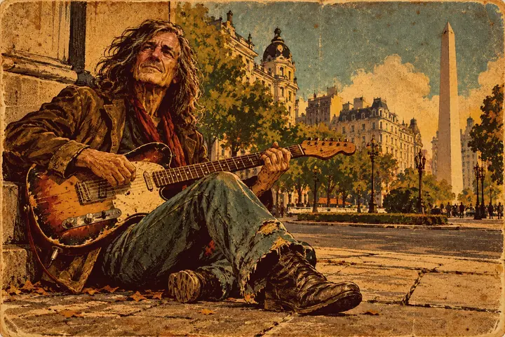 Rock Guitarist Rescued From the Street by a Fan