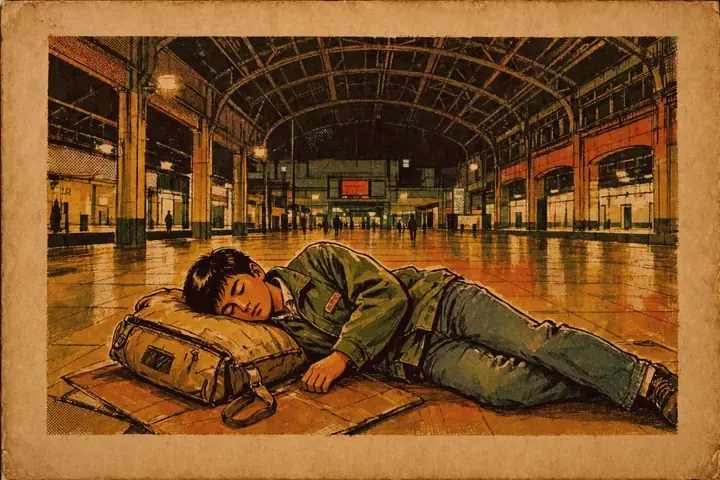 Cardboard Nights at Seoul Station for a K-pop Pioneer